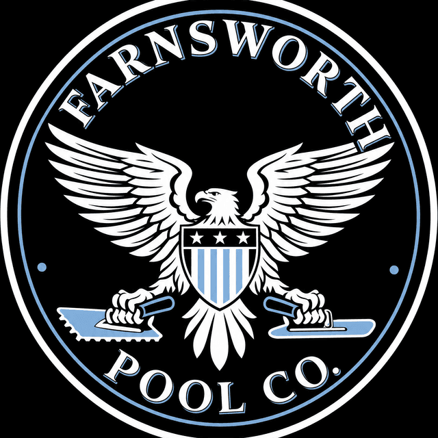 Farnsworth Pool Co. eagle badge